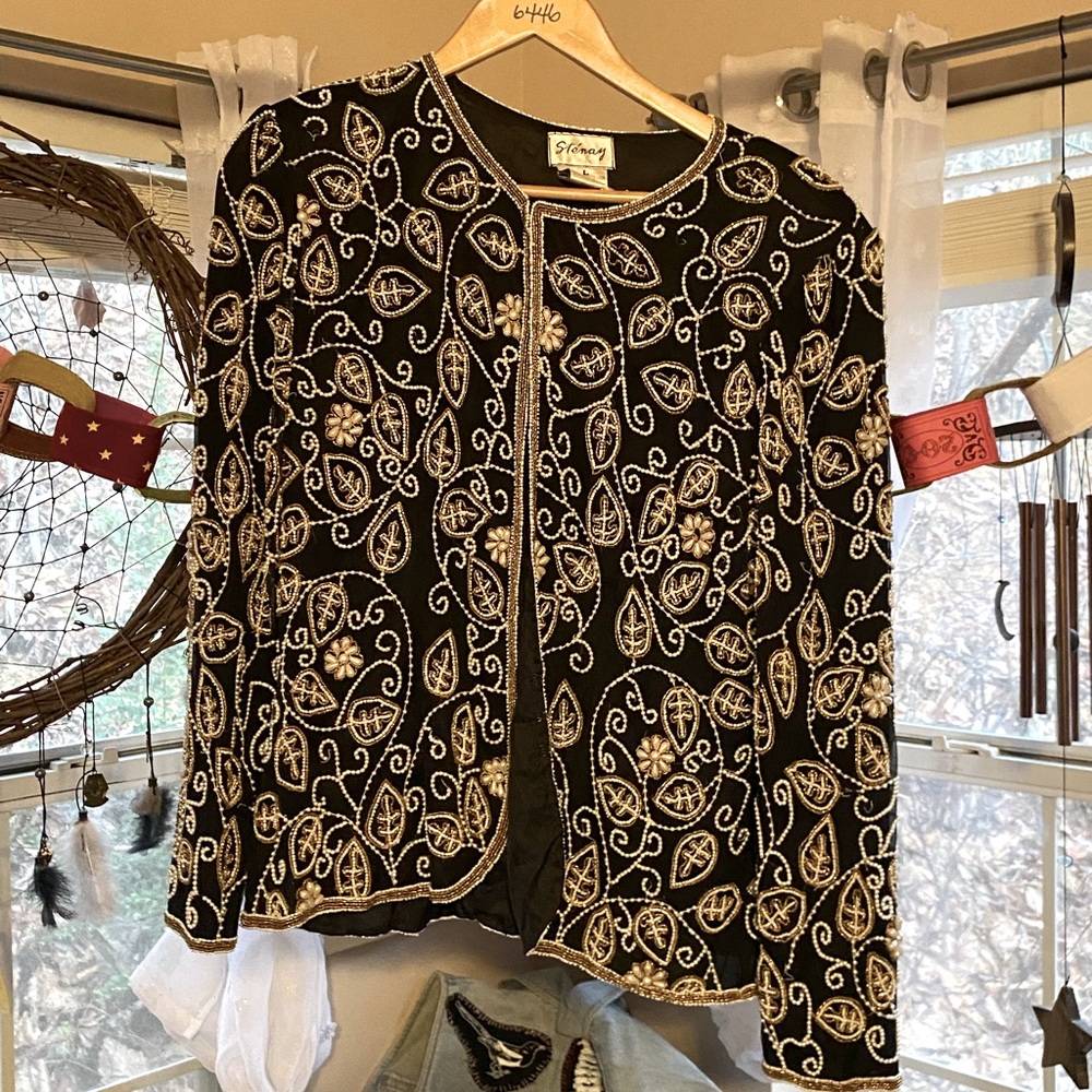 Stenay embroidered glam jacket